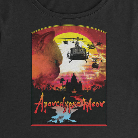 Apawcalypse Meow- Crop Top T-Shirt