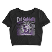 Cat Sabbath Kittens of The Grave- Crop Top T-Shirt