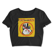Cats Without Hats- Crop Top T-Shirt