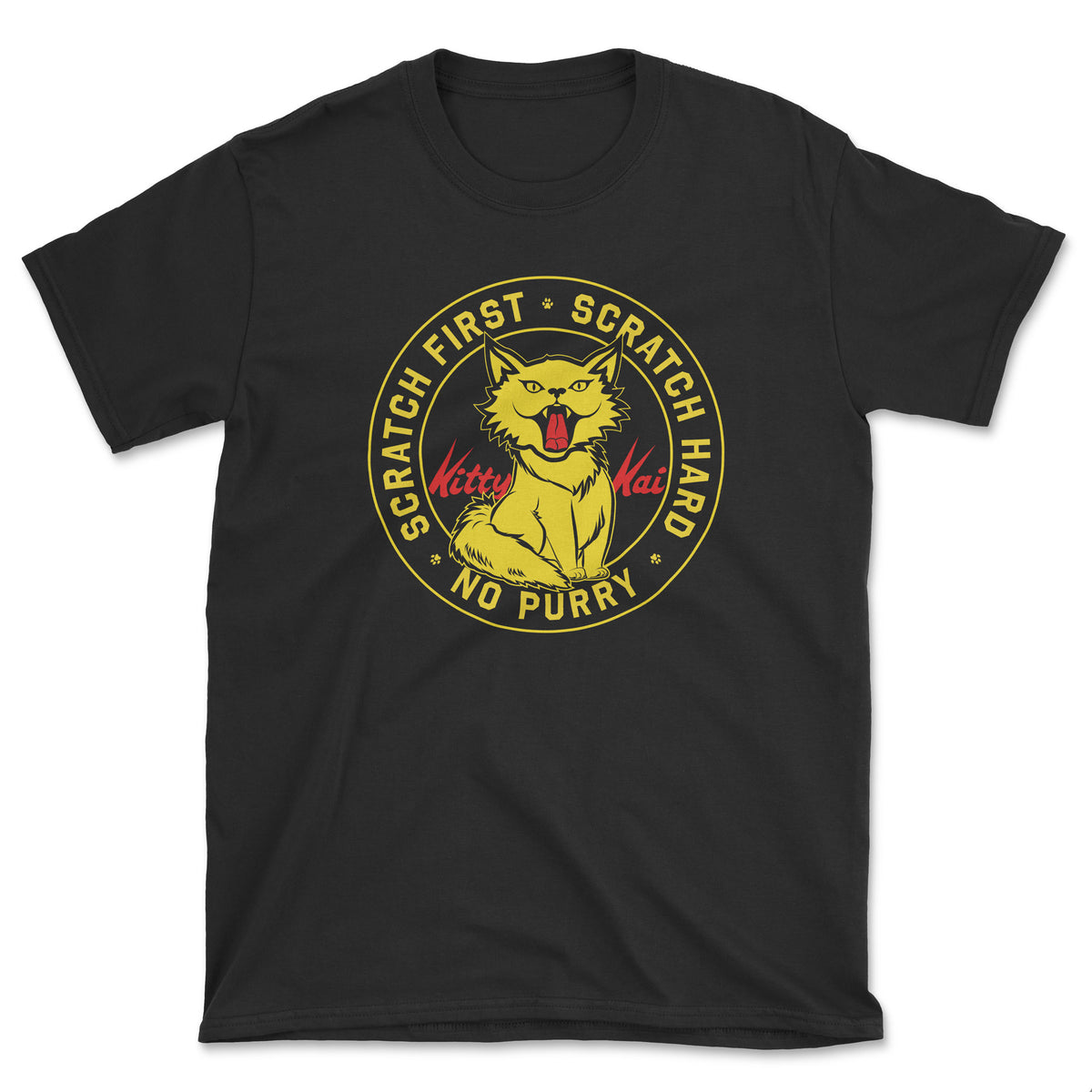 Kitty Kai- Unisex T-Shirt | Rock and Roll Cat