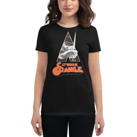 A Catwork Orange- Women's T-Shirt