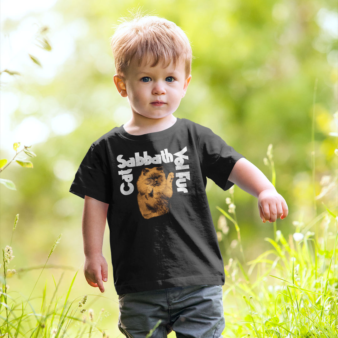 Cat Sabbath Volume Fur- Toddler T-Shirt | Rock and Roll Cat