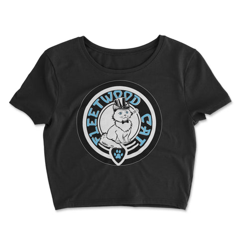 Fleetwood Cat- Crop Top T-Shirt