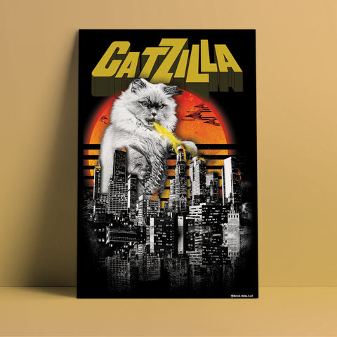 Catzilla Print