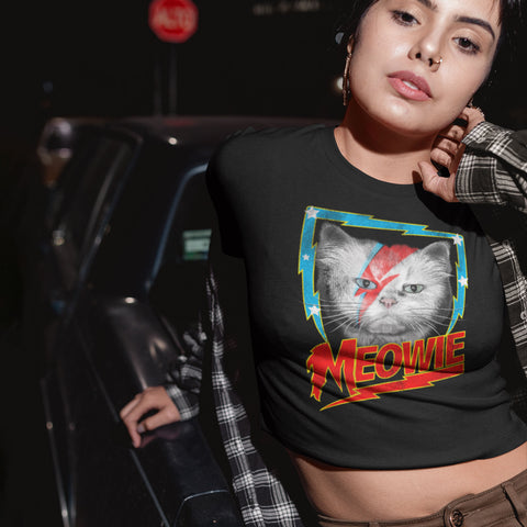 Meowie- Crop Top T-Shirt