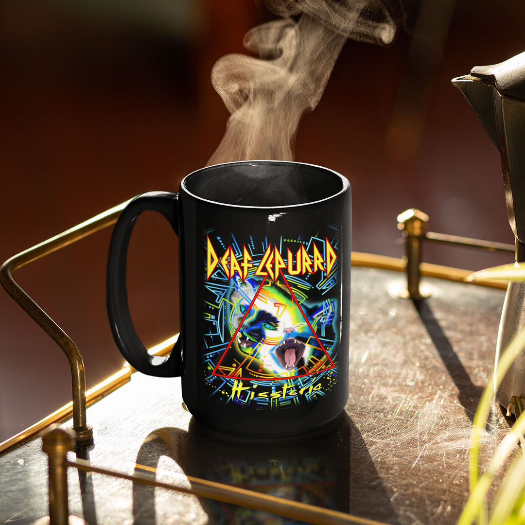 Deaf Lepurrd- 15 oz Mug | Rock and Roll Cat