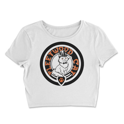 Fleetwood Cat- Crop Top T-Shirt