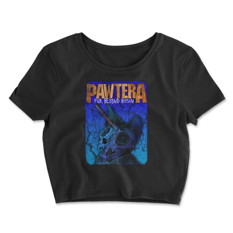 Pawtera Fur Beyond Hissin’- Crop Top T-Shirt