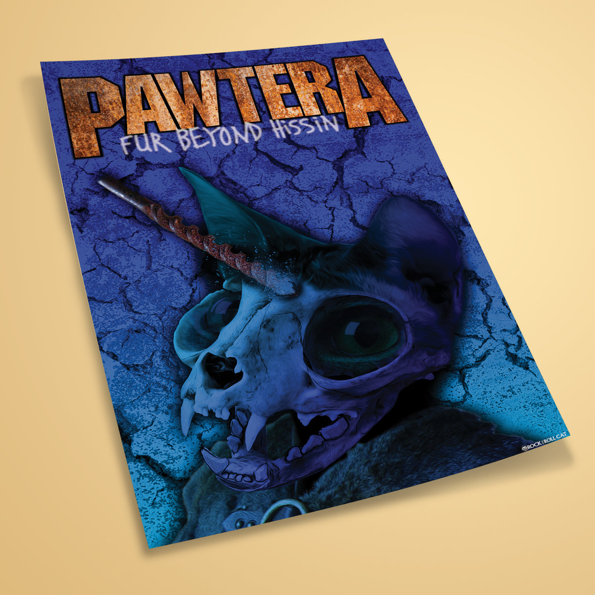 Pawtera Print – Rock and Roll Cat