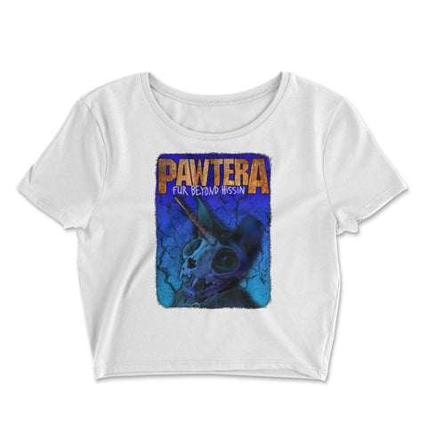 Pawtera Fur Beyond Hissin’- Crop Top T-Shirt