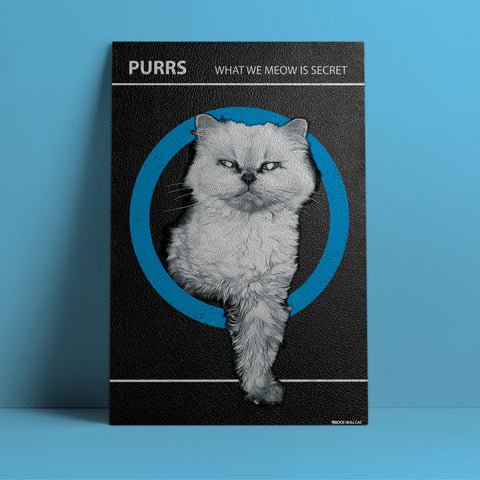 Purrs What We Meow Is Secret- Print