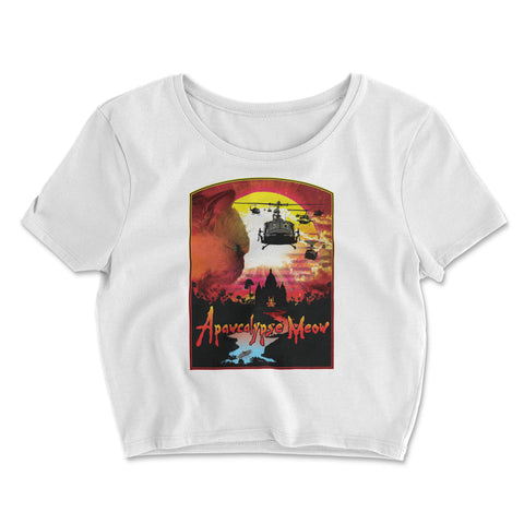 Apawcalypse Meow- Crop Top T-Shirt