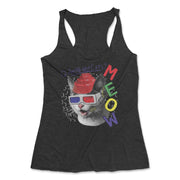 MEOW Are We Not Cats?- Women's Racerback Tank Top
