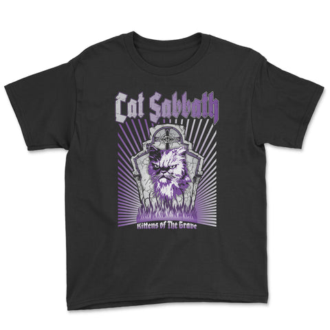 Cat Sabbath Kittens of The Grave- Youth T-Shirt