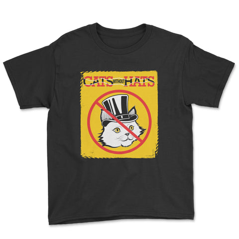 Cats Without Hats- Youth T-Shirt