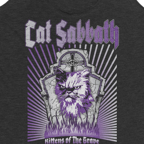 Cat Sabbath Kittens of The Grave- Women's Racerback Tank Top