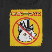 Cats Without Hats- Crop Top T-Shirt