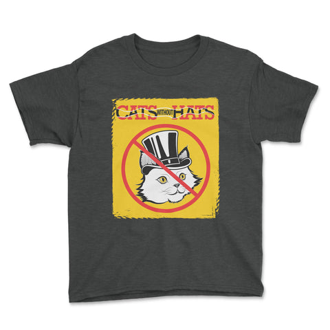Cats Without Hats- Youth T-Shirt