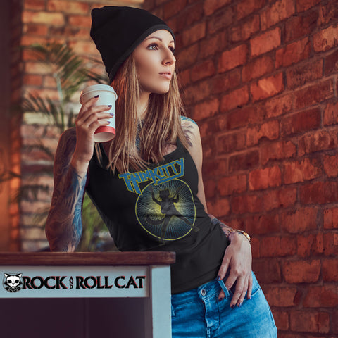 Thin Kitty- Women's Racerback Tank Top