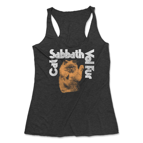 Cat Sabbath Volume Fur- Women's Racerback Tank Top