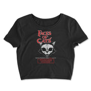 Faces of Cats- Crop Top T-Shirt
