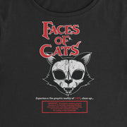 Faces of Cats- Crop Top T-Shirt