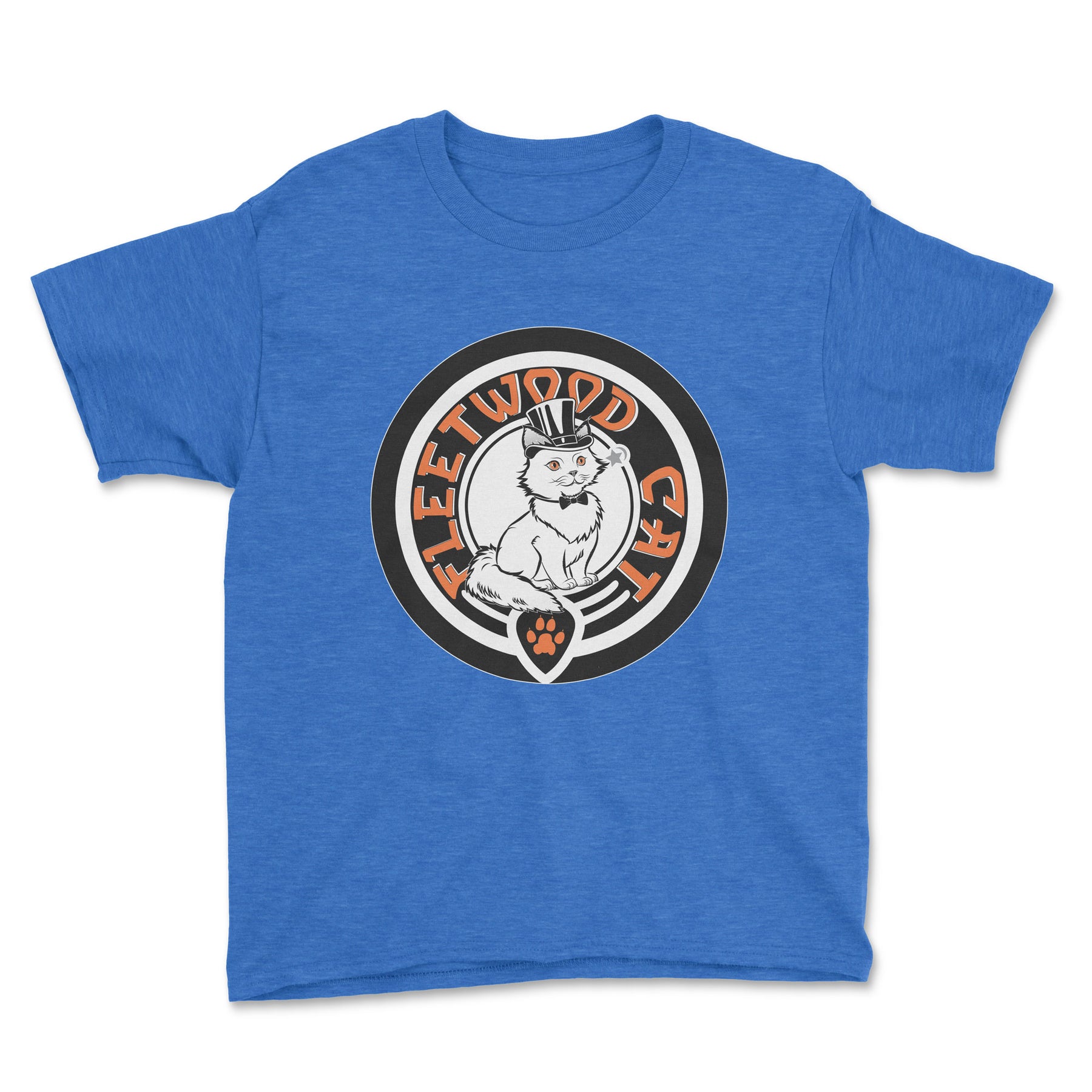 Fleetwood Cat Youth T Shirt Rock and Roll Cat