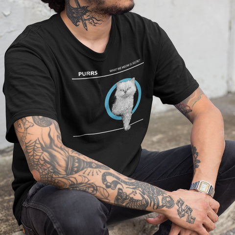 Purrs What We Meow Is Secret- Unisex T-Shirt