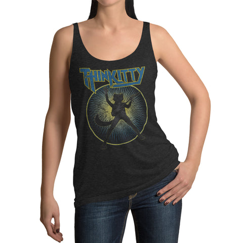 Thin Kitty- Women's Racerback Tank Top