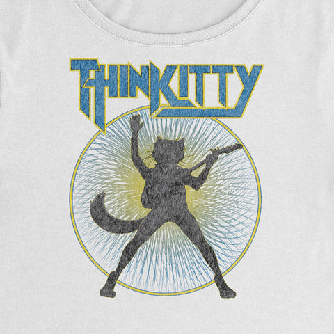 Thin Kitty- Crop Top T-Shirt