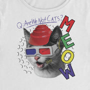 MEOW Are We Not Cats?- Crop Top T-Shirt