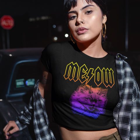 ME/OW- Crop Top T-Shirt