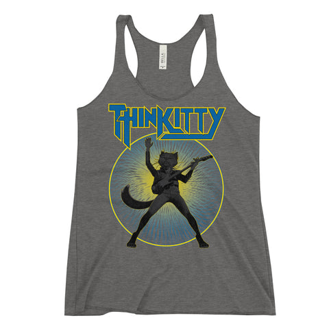Thin Kitty- Women's Racerback Tank Top